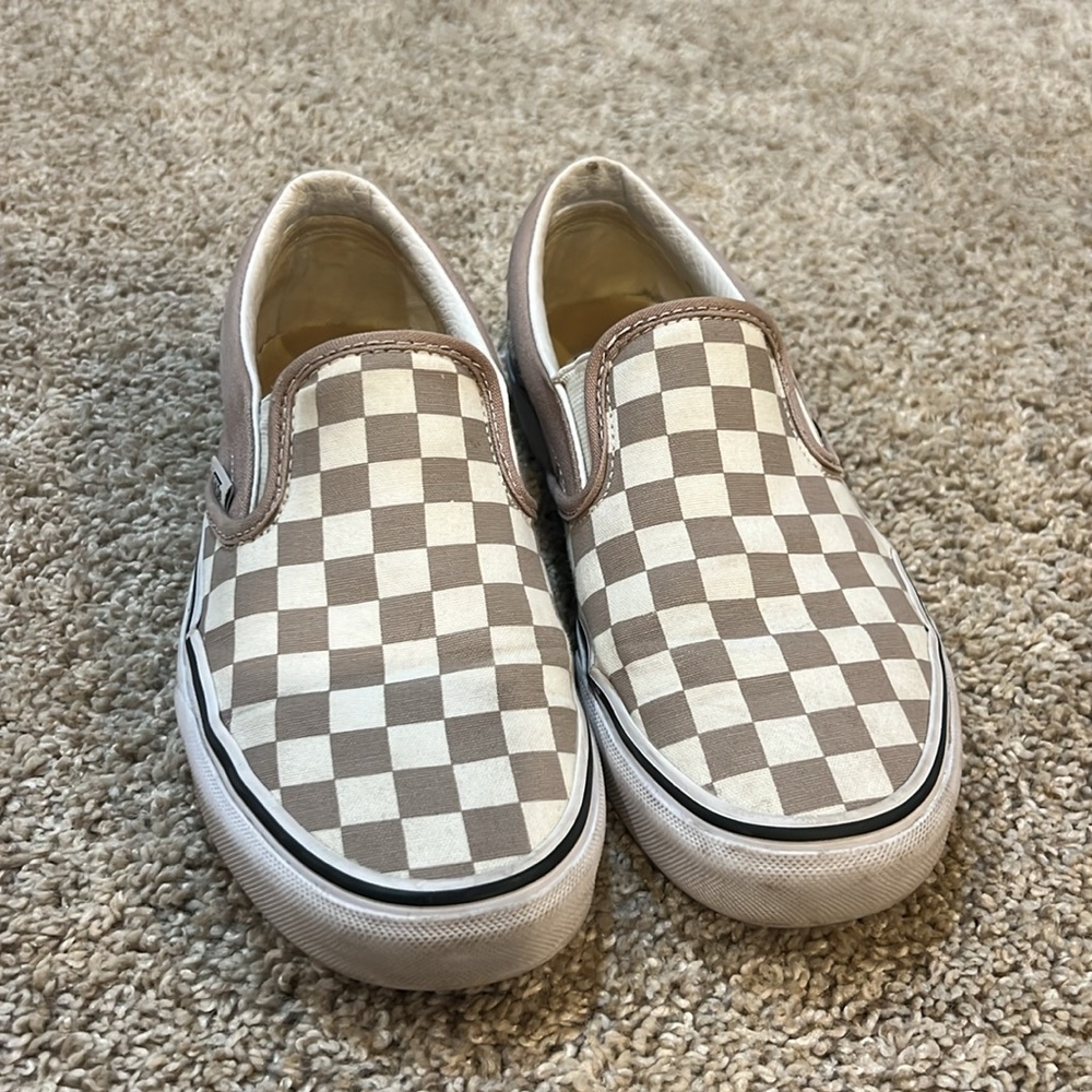 Checkered Slip On Vans - Picture 2 of 4